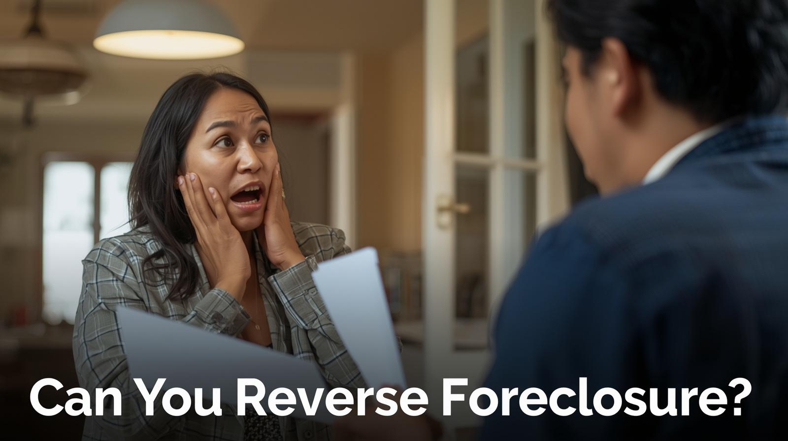 Can You Reverse a Foreclosure in Florida