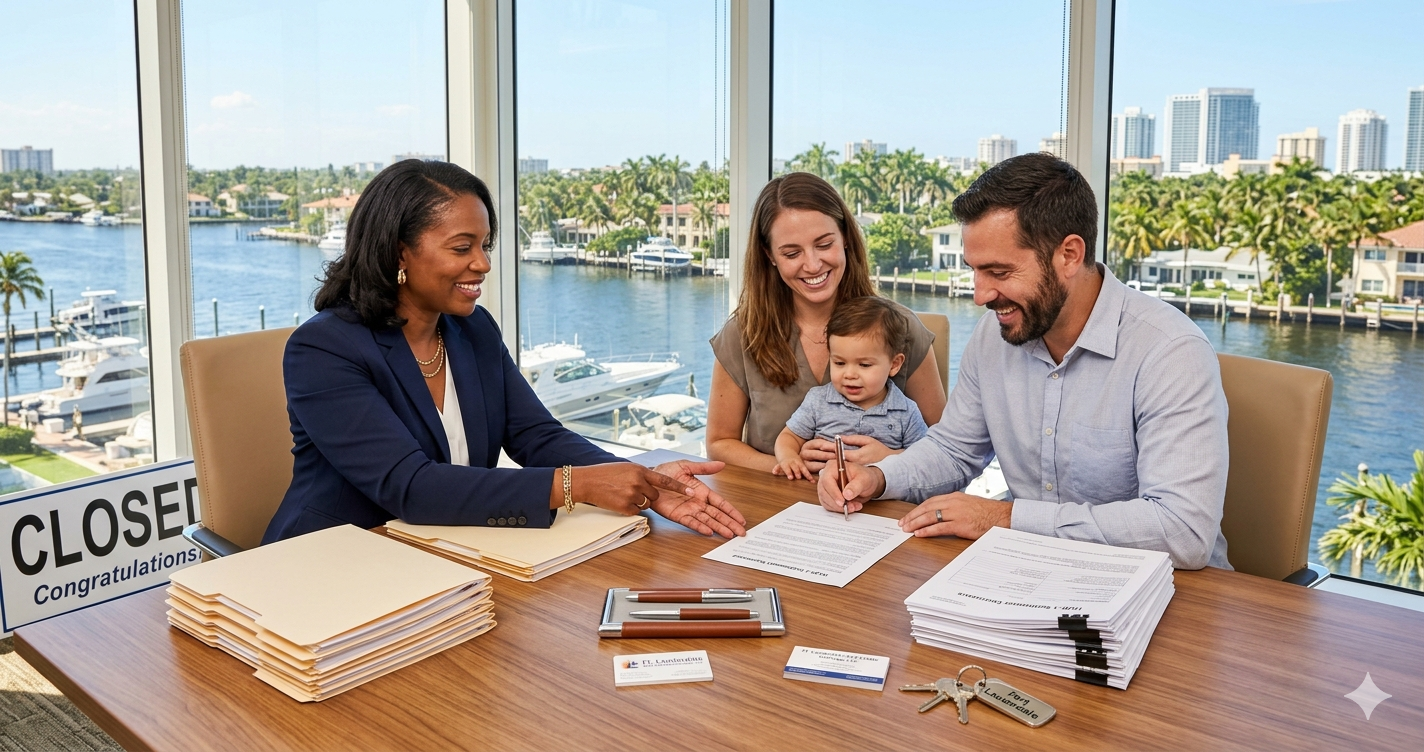 Real estate lawyer Fort Lauderdale assisting clients with property closing and documents