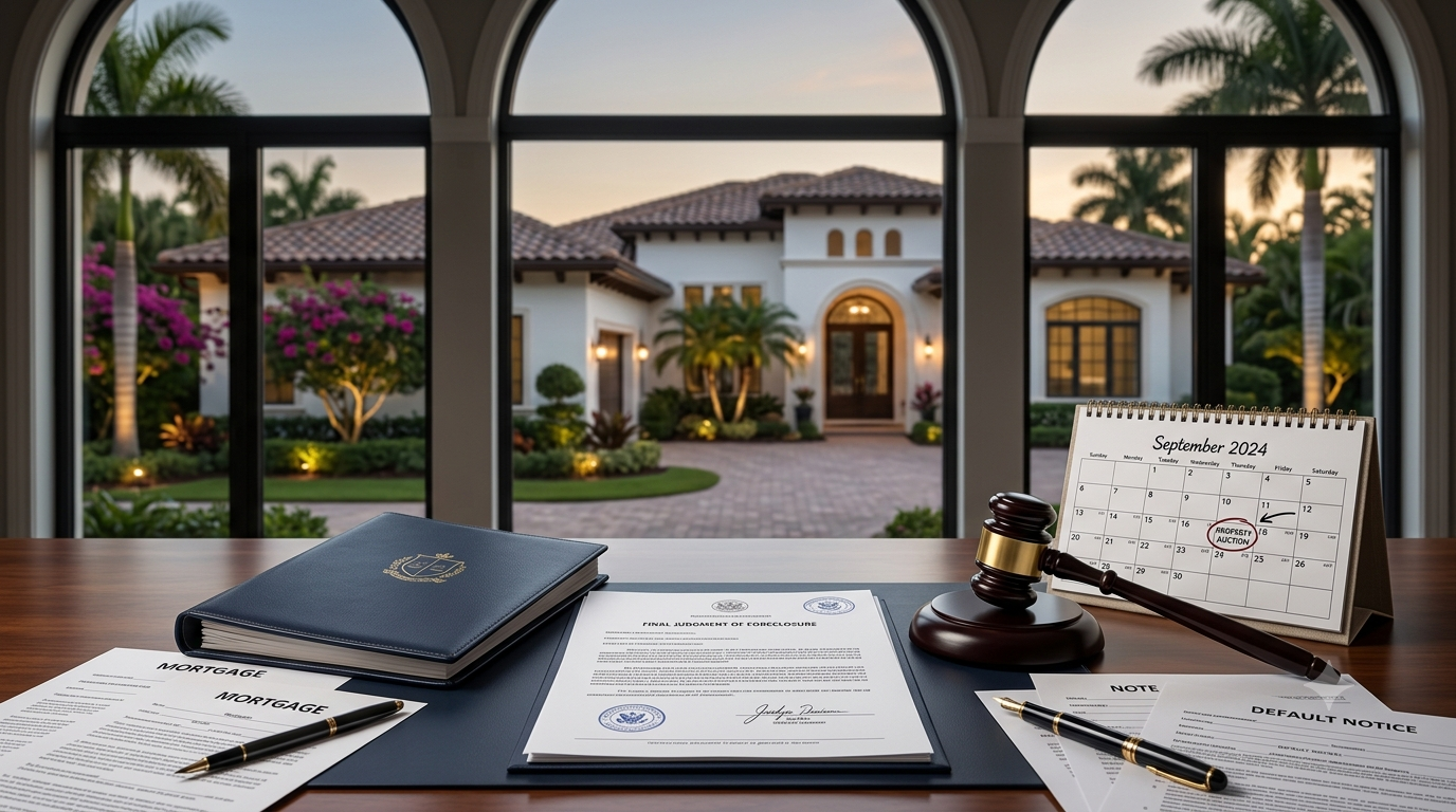 Final judgment of foreclosure in Florida