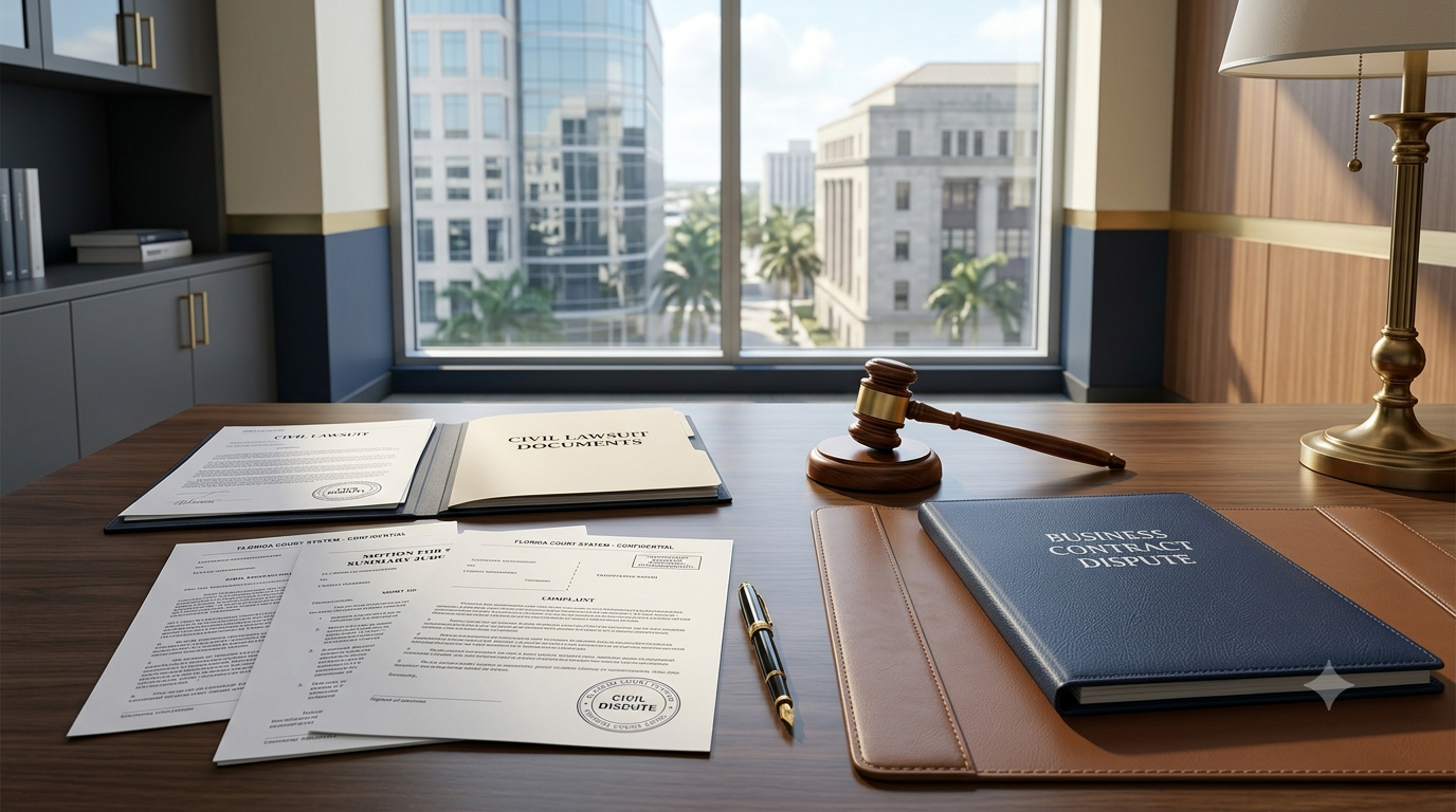 Sued for breach of contract in Florida